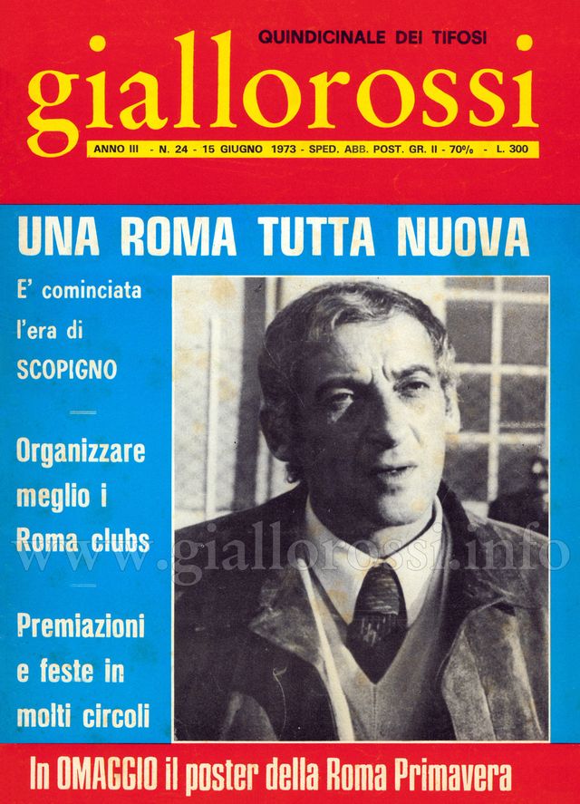 Giallorossi n. 24 - 15 giugno 1973