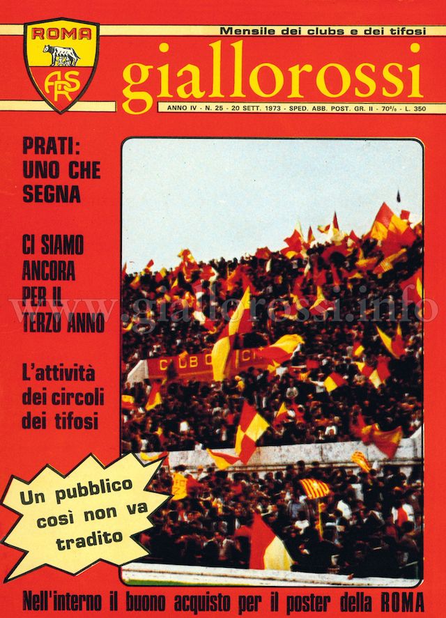 Clicca per leggere il n. 25 del 20 settembre 1973