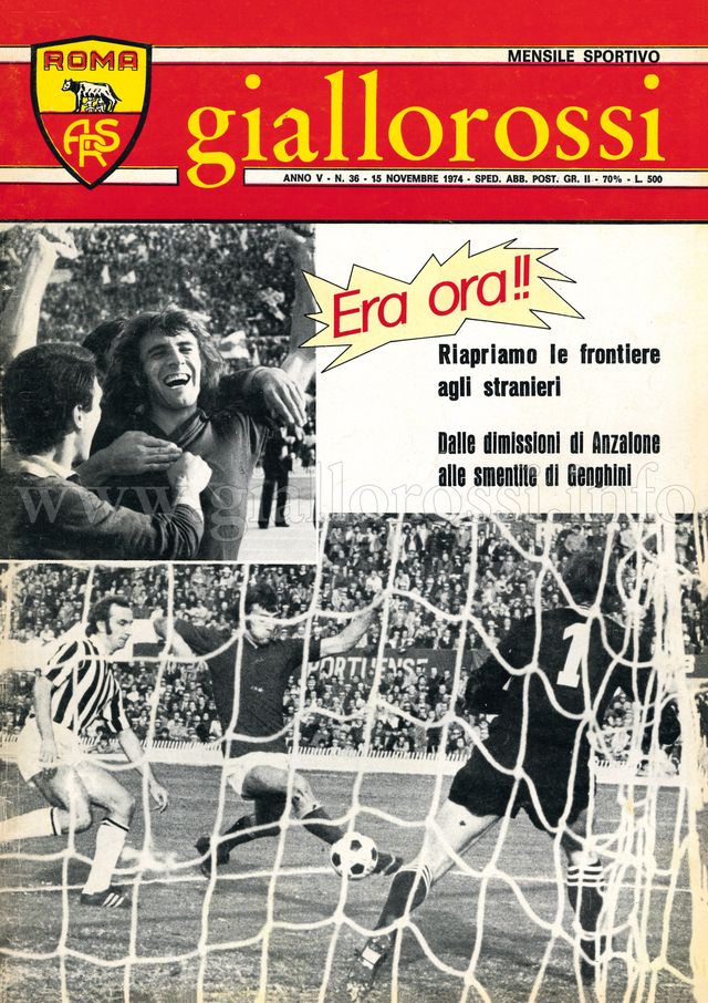 Clicca per leggere il n. 36 del 15 novembre 1974