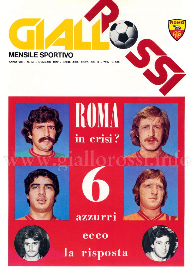 Clicca per leggere il n. 58 - Gennaio 1977