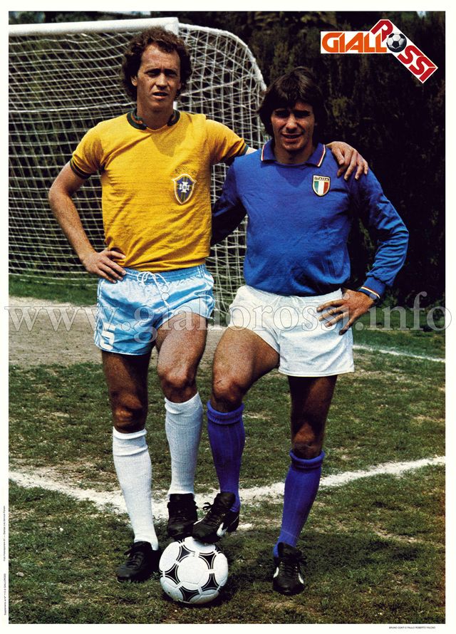 Paulo Roberto Falcão e Bruno Conti